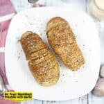 Air Fryer Hasselback Potatoes with Garlic