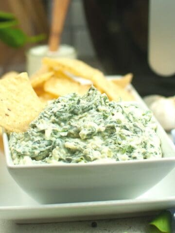 Air Fryer Spinach Dip
