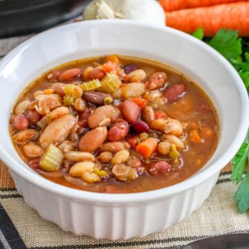 Instant Pot Bean Soup - theairfryingdiva.com