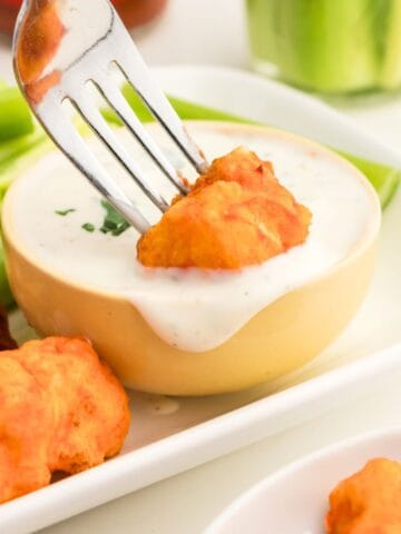 Air Fryer Buffalo Cauliflower