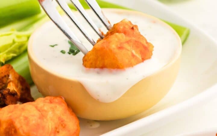 Air Fryer Buffalo Cauliflower
