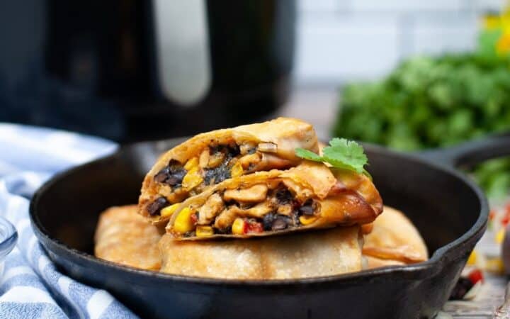 Air Fryer Southwestern Egg Rolls