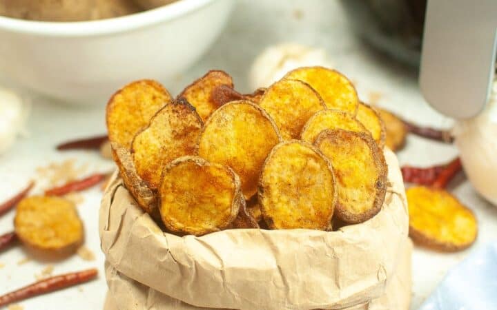 Air Fryer Barbecue Potato Chips
