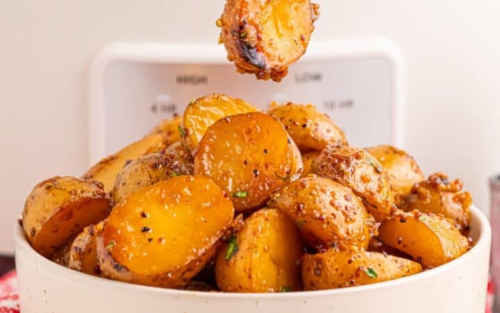 Slow Cooker (Crockpot) Honey Mustard Potatoes