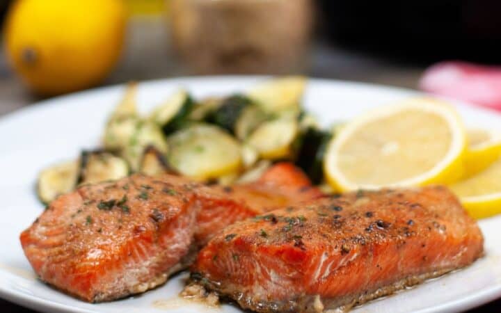 Air Fryer Honey Garlic Salmon