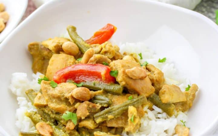 Slow Cooker Satay Chicken