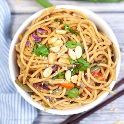 Instant Pot Spicy Thai Peanut Noodles