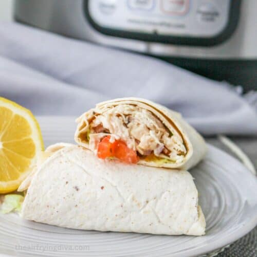 Instant Pot Shredded Chicken Wraps