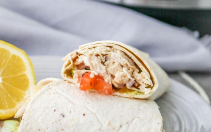 Instant Pot Shredded Chicken Wraps
