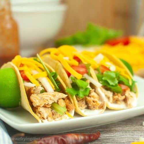 Easy Air Fryer Chicken Asado Tacos Recipe