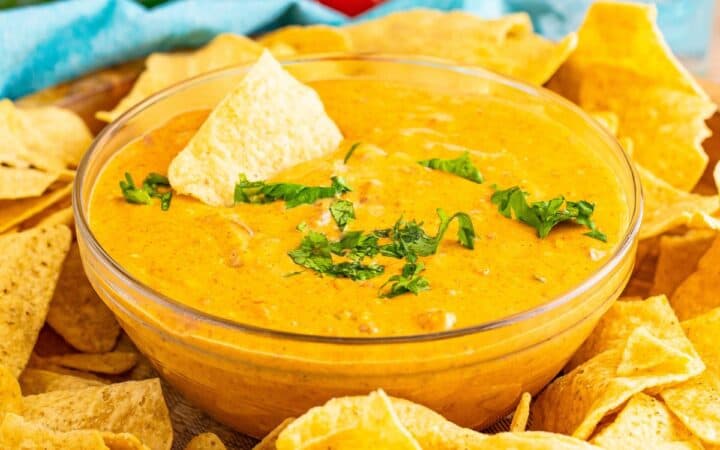 Slow Cooker Chorizo Queso Dip (Crockpot Recipe)