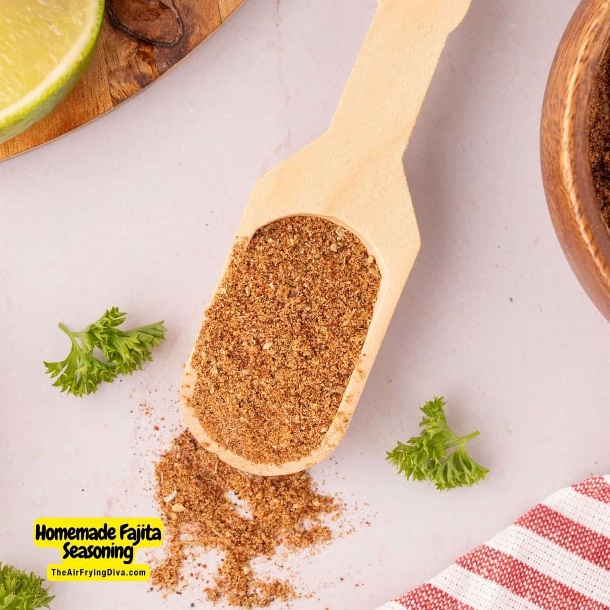 How to Make Homemade Fajita Seasoning a simple recipe for seasoning that can be used for  fajitas, dips, marinades, and more.