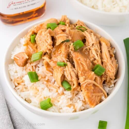 Bourbon Chicken Crockpot Slow Cooker Recipe