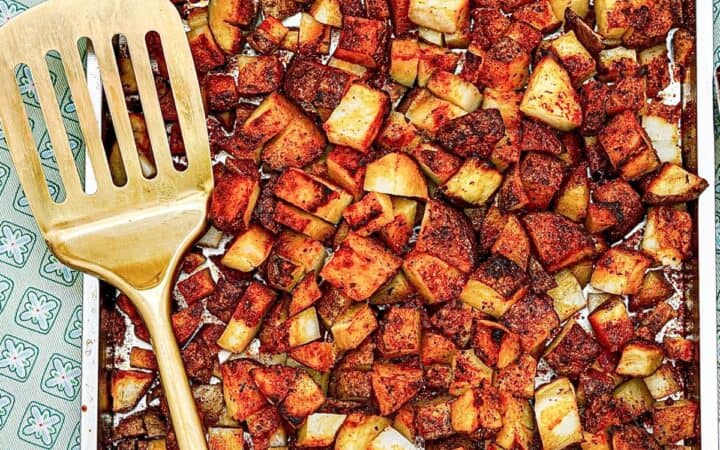 Sheet Pan Buffalo Ranch Potatoes