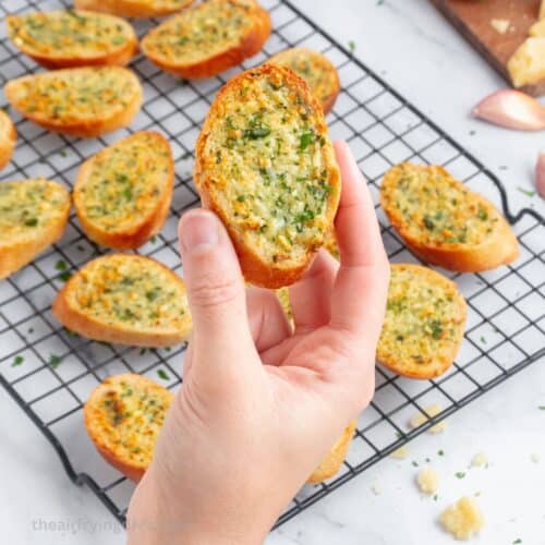 Air Fryer Garlic Bread