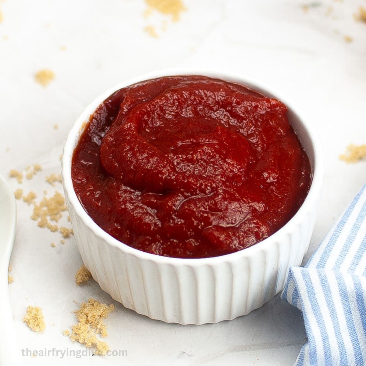 Easy Homemade Ketchup, a simple recipe for a favorite condiment that can be made in about 15 minutes using common ingredients