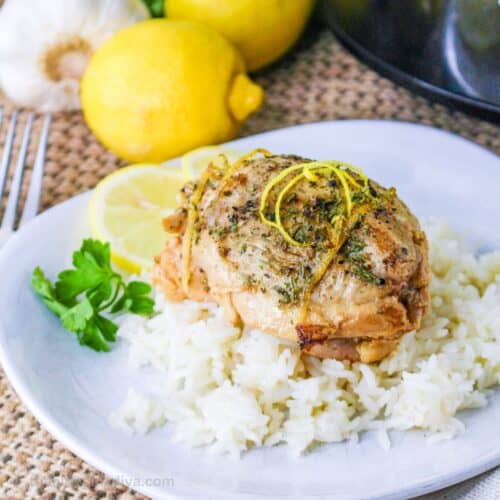 Crockpot Lemon Pepper Chicken