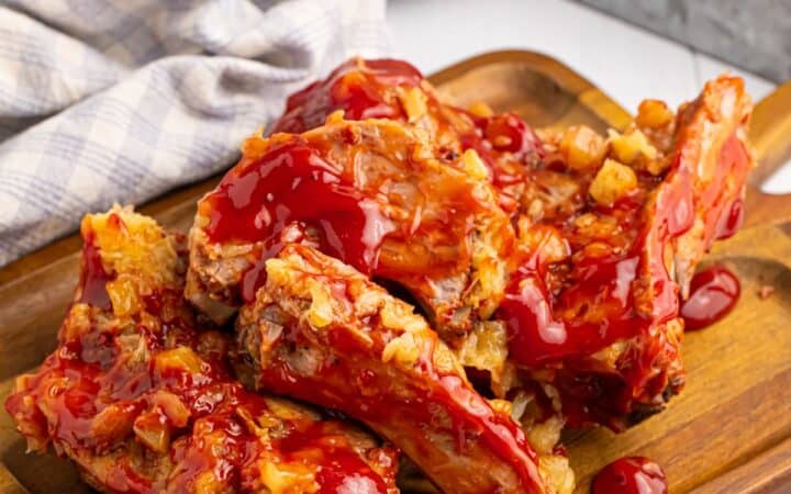 Crockpot Barbecued Ribs With Pineapple
