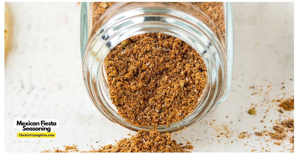 Mexican Fiesta Seasoning, a versatile and flavorful all purpose seasoning blend that works well in a wide variety of recipes.