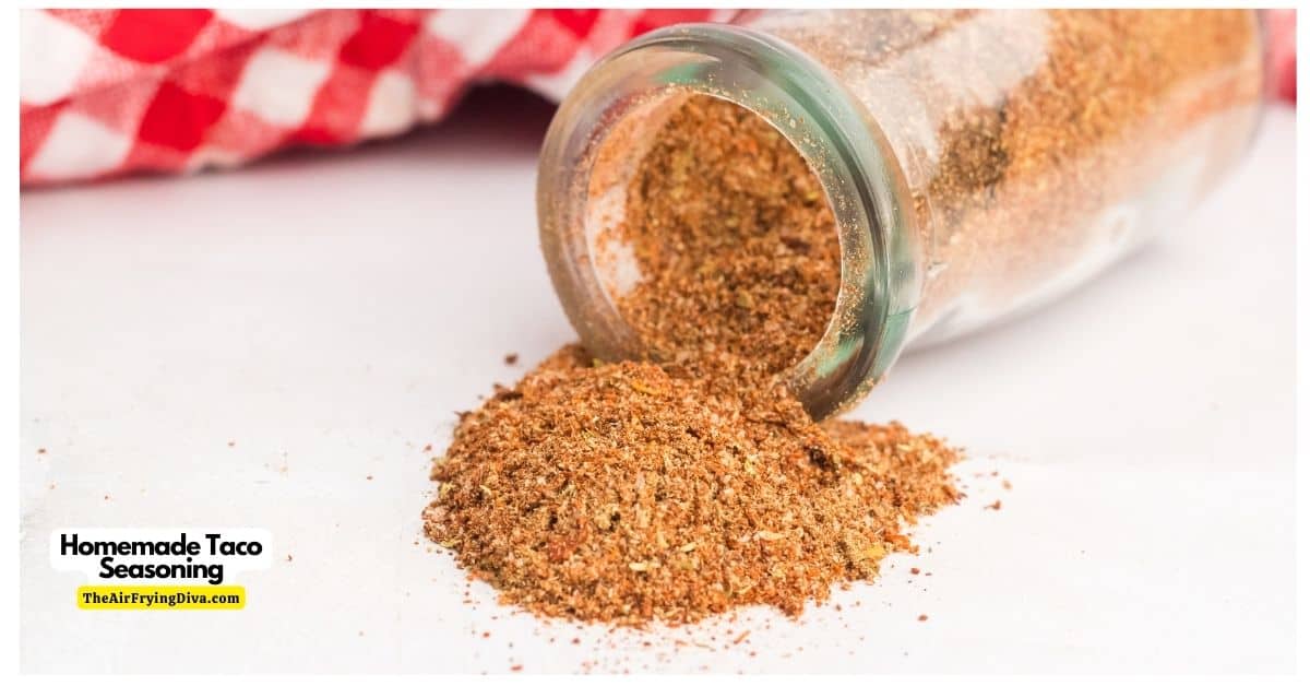 Homemade Taco Seasoning, a simple and delicious recipe for a savory and spicy spice blend that has multiple uses.