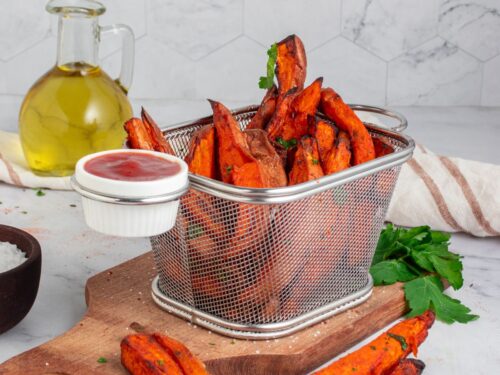 Air Fryer Sweet Potato Wedges