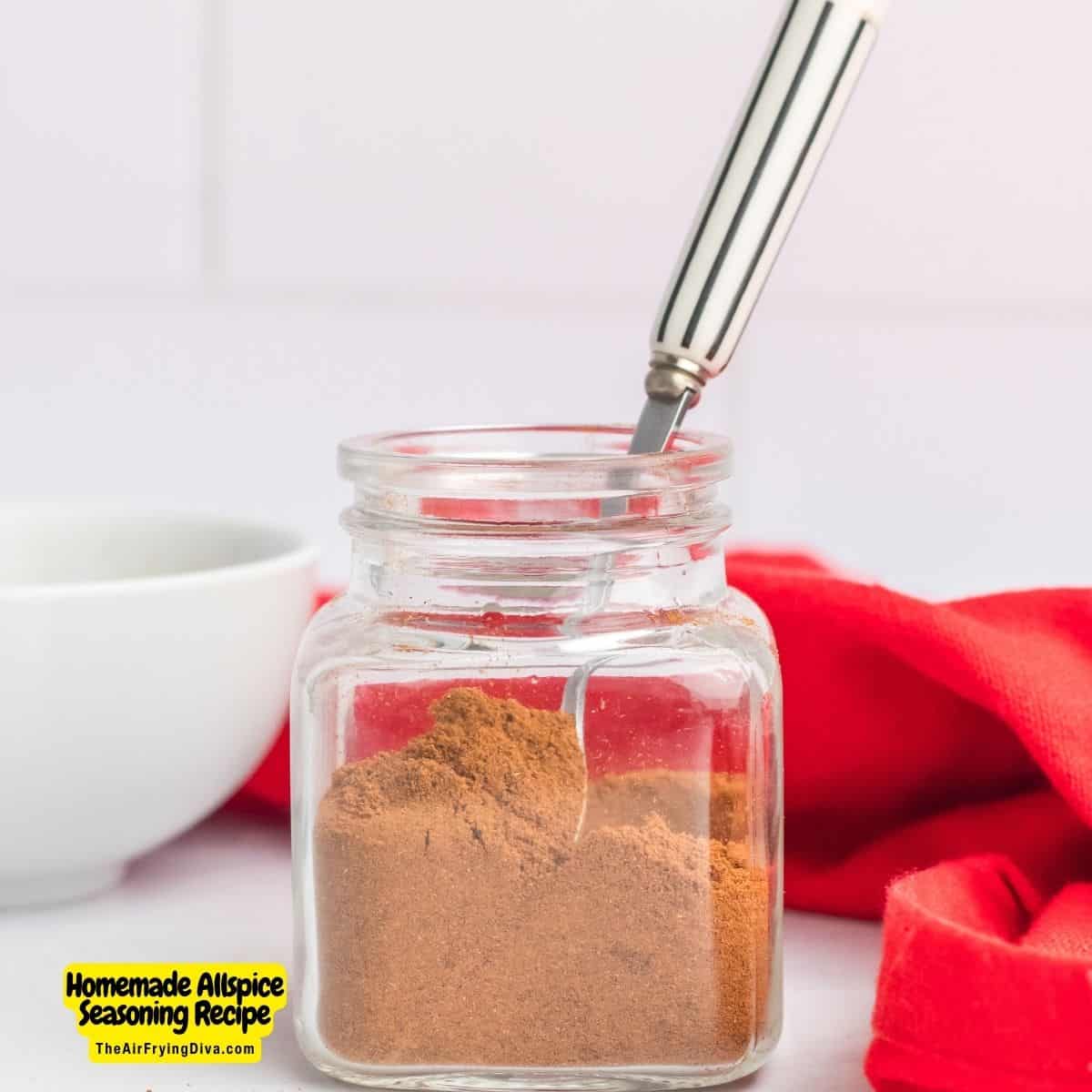 Homemade Allspice Blend Recipe, a simple three ingredient blend of common spices which can be used in a variety of recipes.