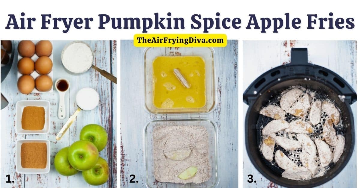 Air Fryer Pumpkin Spice Apple Fries