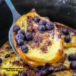 Crockpot Blueberry French Toast Casserole