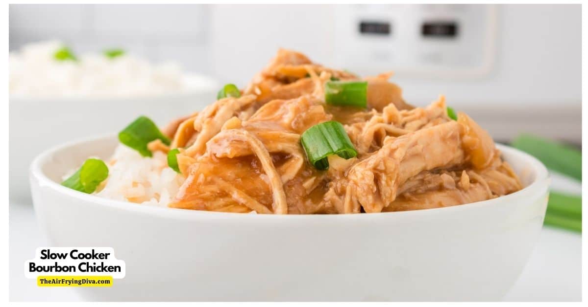 Crockpot Bourbon Chicken (Slow Cooker) Recipe,
