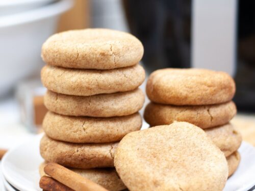 Air Fryer Snickerdoodle Cookies