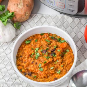 Instant Pot Pumpkin Chili (meatless)