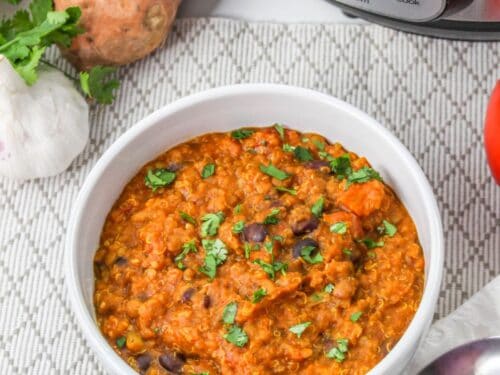 Instant Pot Pumpkin Chili (meatless)