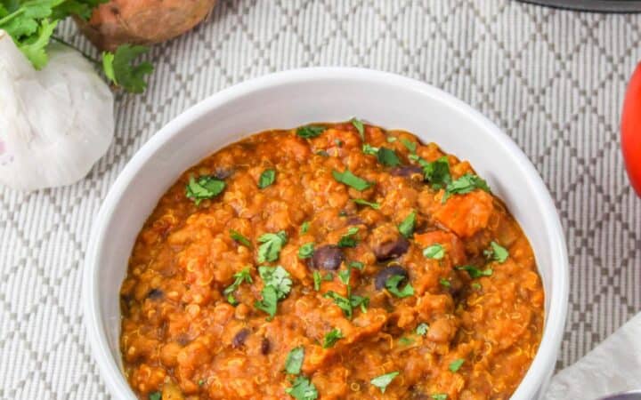 Instant Pot Pumpkin Chili (meatless)
