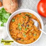 Instant Pot Pumpkin Chili (meatless)