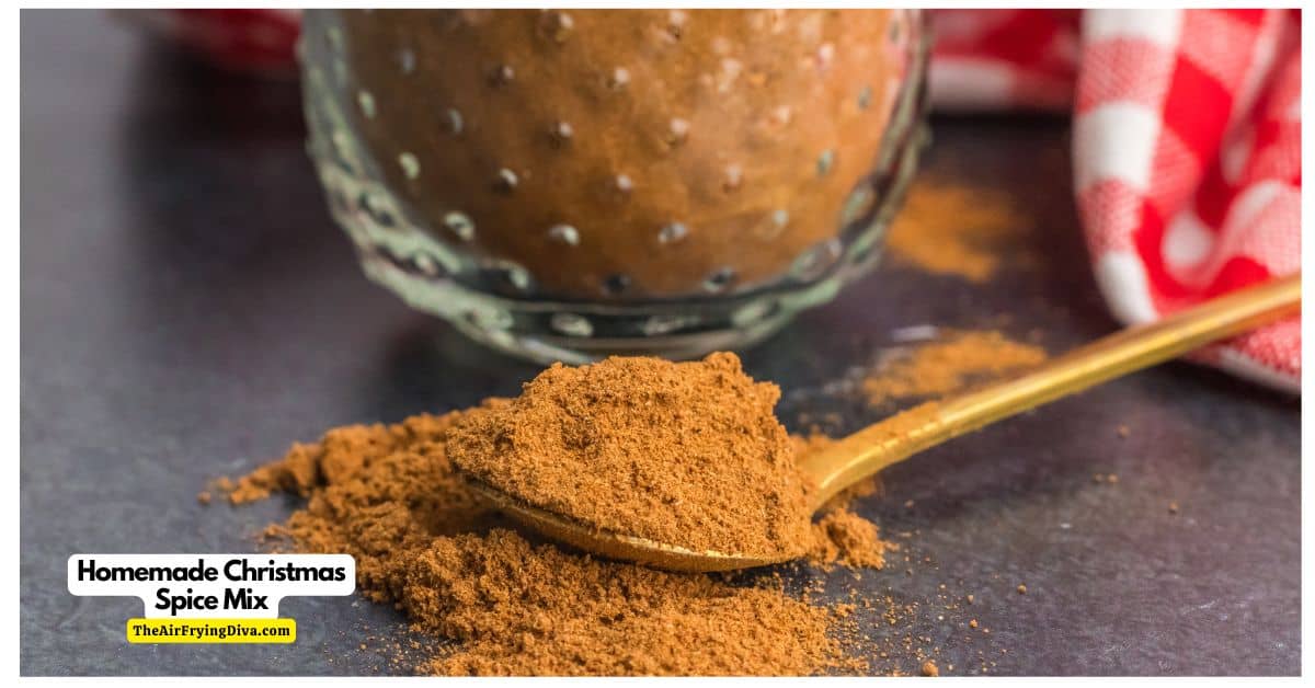 Homemade Christmas Spice Mix, a holiday season favorite blend of aromatic spices commonly used in recipes or as potpourri.