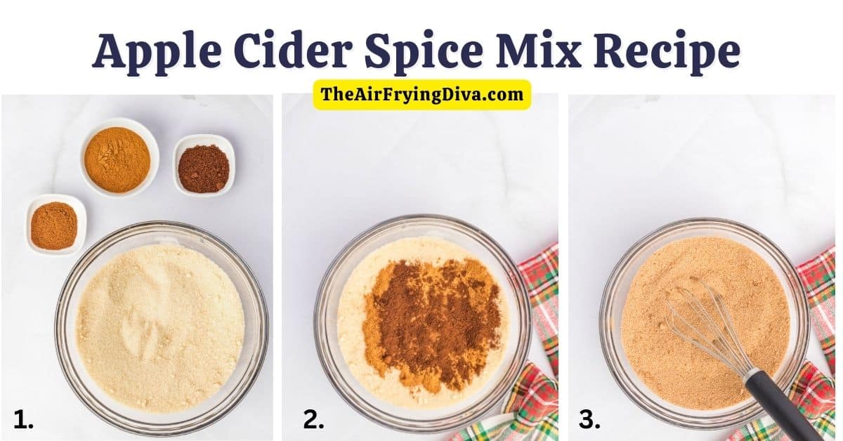 Make your own Apple Cider Spice Mix at home with this simple recipe using aromatic spices. Perfect for apple cider and other beverages.