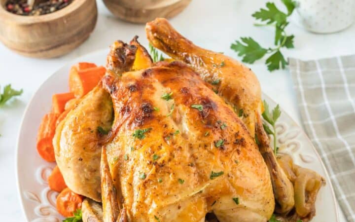 Dutch Oven Whole Roasted Chicken