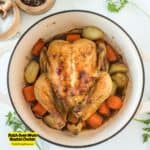 Dutch Oven Whole Roasted Chicken