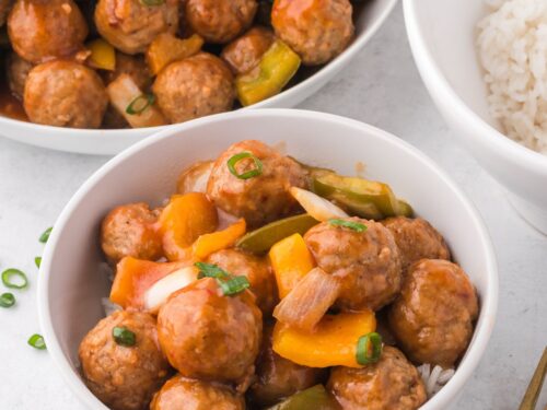 Crockpot Sweet and Sour Meatballs