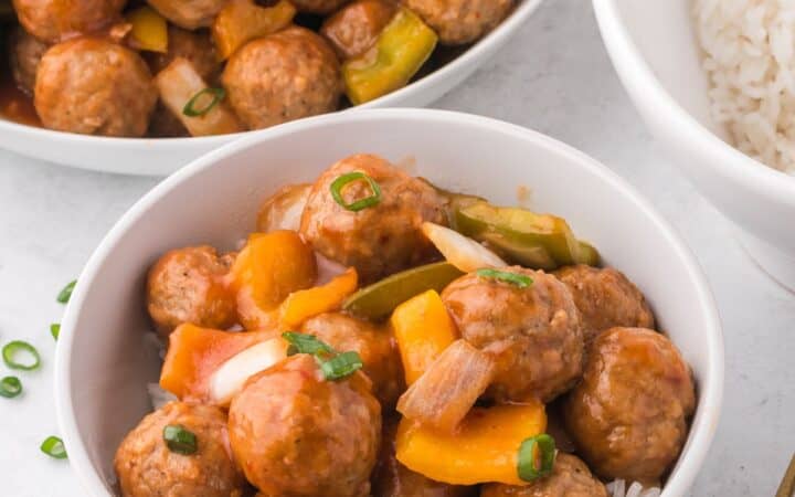 Crockpot Sweet and Sour Meatballs