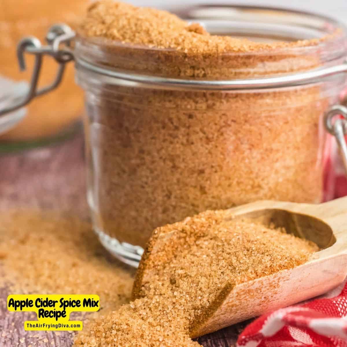 Make your own Apple Cider Spice Mix at home with this simple recipe using aromatic spices. Perfect for apple cider and other beverages.