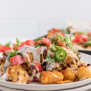 Sheet Pan ‘Totchos’ (tater tot nachos)