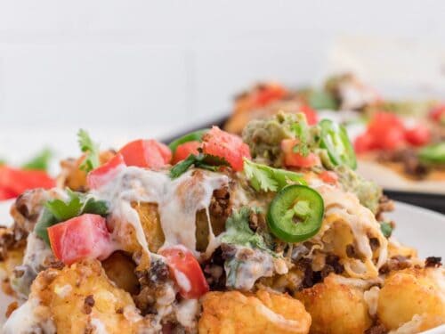 Sheet Pan ‘Totchos’ (tater tot nachos)