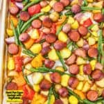 Sheet Pan Cajun Sausage with Vegetables