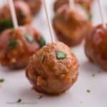 Crockpot Cranberry Barbecue Meatballs