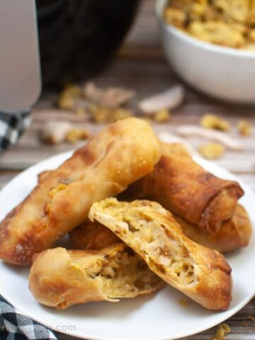 Air Fryer Thanksgiving Leftovers Egg Rolls