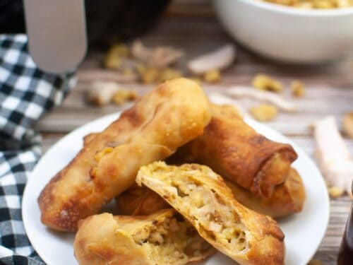 Air Fryer Thanksgiving Leftovers Egg Rolls