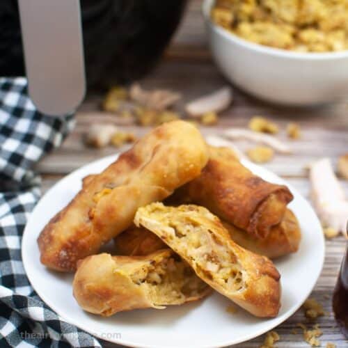 Air Fryer Thanksgiving Leftovers Egg Rolls