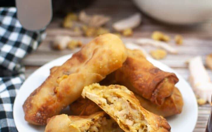 Air Fryer Thanksgiving Leftovers Egg Rolls