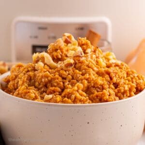 Crockpot Baked Pumpkin Oatmeal